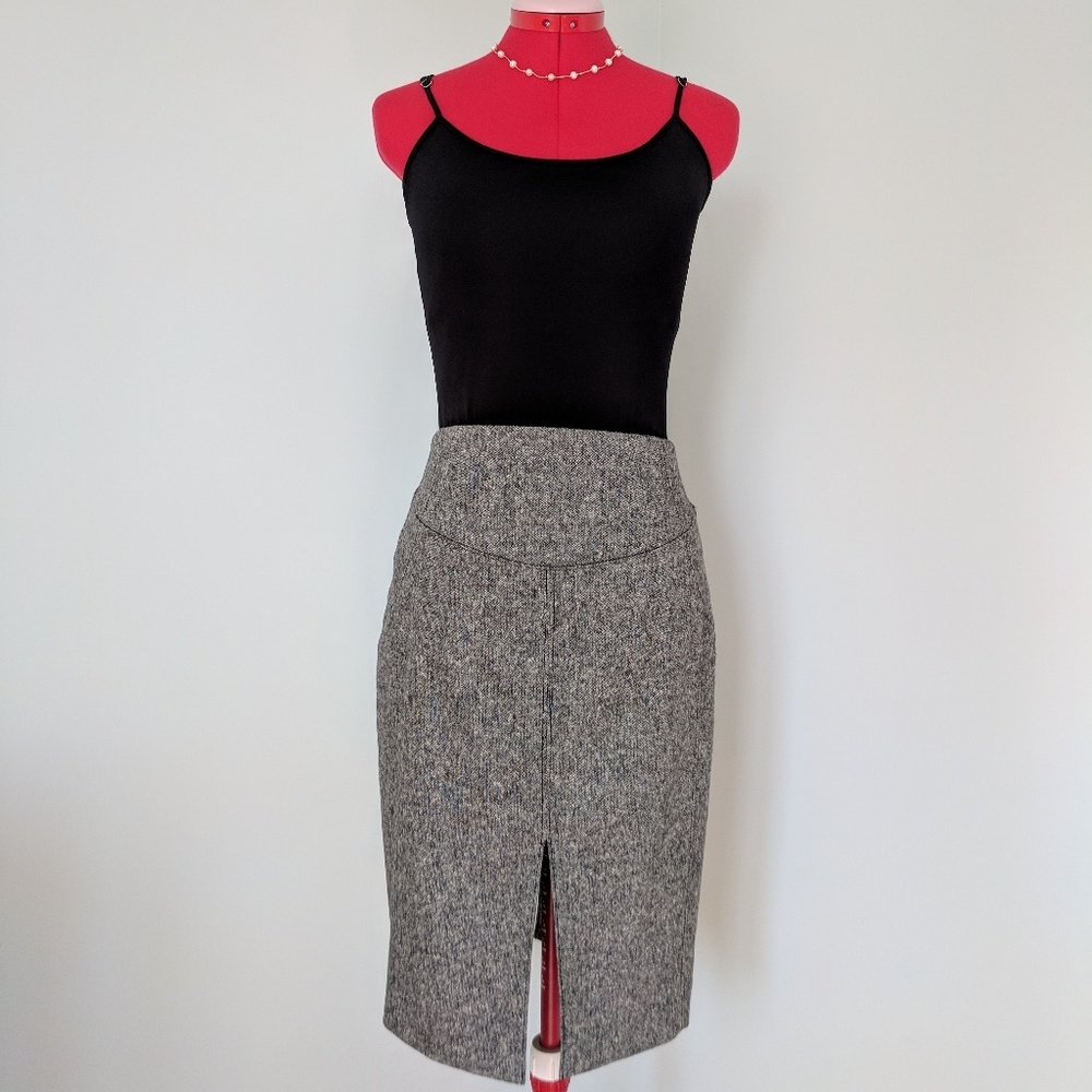 EXPRESS | Pencil Skirt Leopart Print Lining
